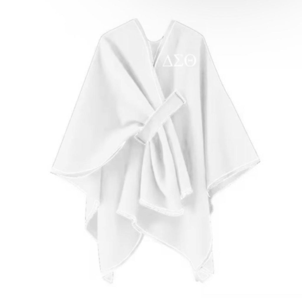 ΔΣΘ Wrap Shawl/Poncho with Loop