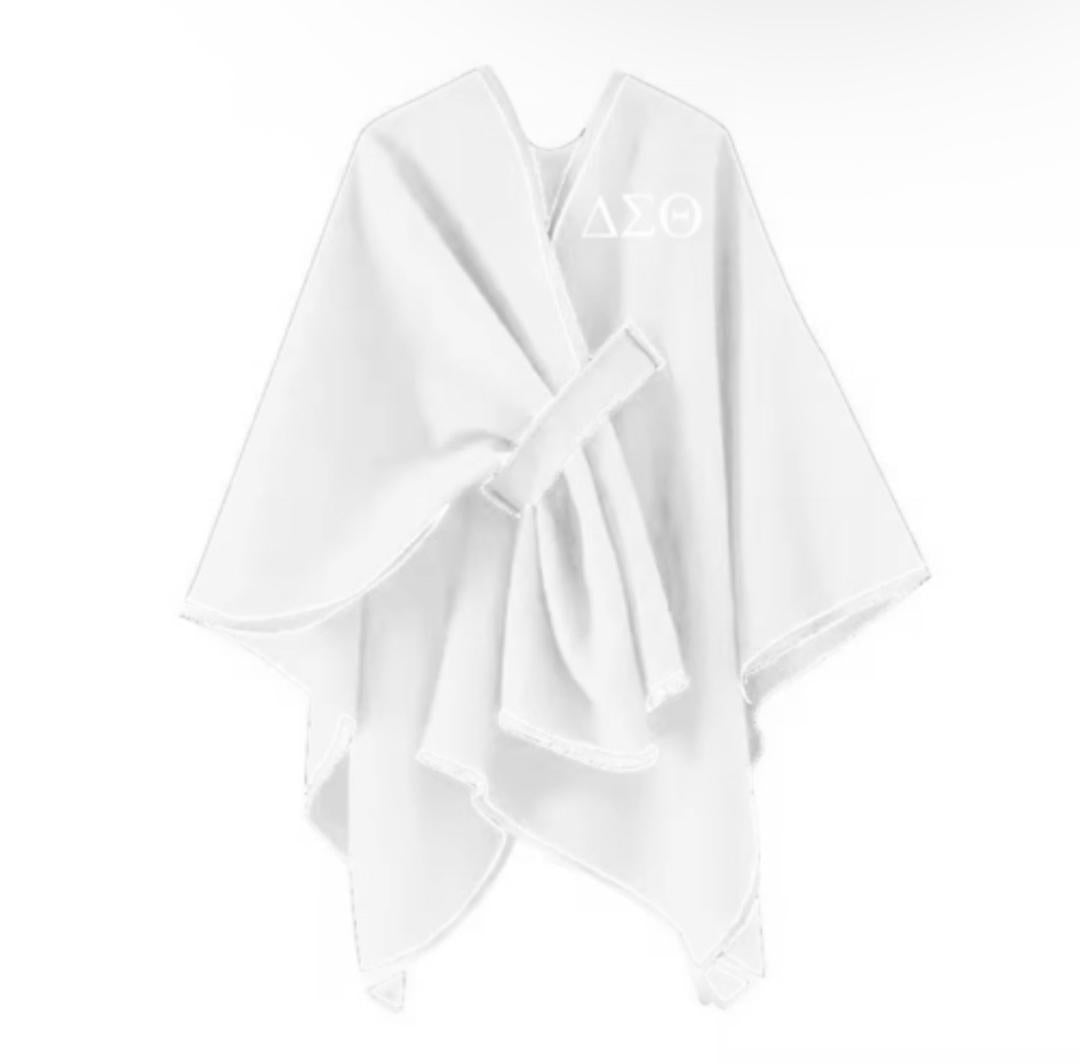 ΔΣΘ Wrap Shawl/Poncho with Loop